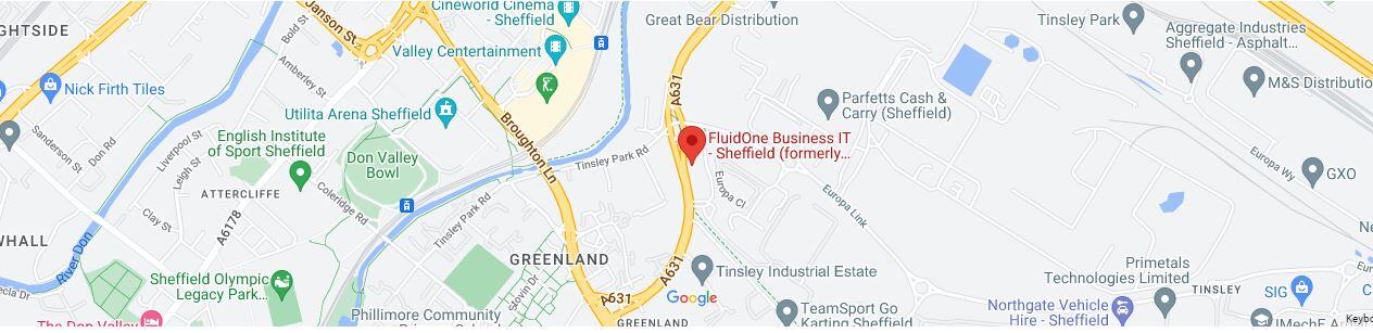 FluidOne-Business-IT-Sheffield-Map