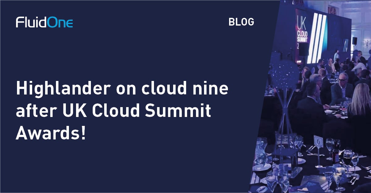 Highlander on cloud nine after UK Cloud Summit Awards!